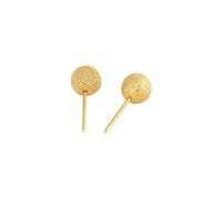 VALICLUD Golden Simple Ear Studs for Women Elegant Beads Earrings present for for Weddings and Daily Wear
