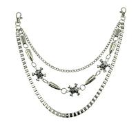 VALICLUD Gothic Waist Chain 1pc Skull Chain Waist Chain Accessories Miss Metal Ladies Belly Chain