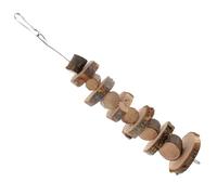 VALICLUD Guinea Pig Bite Small Pet Guinea Pig Natural Wood Material Brown Unique Shapes Chewing The Mood Playing Small Pets Rabbit