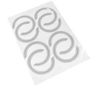 VALICLUD Guitar 8pcs Sound Hole Decals Stickers with Unique Design and Beautiful Appearance, for DIY Decoration and Replacing Old or Broken Rings for Acoustic Guitars