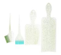 VALICLUD Hair Coloring Kit Random Color with Fast and Smooth Shovel and Applicator, Green Plastic and Nylon Oil Dyeing Board for Personal Household and Professional Hairdresser Use