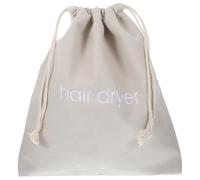 VALICLUD Hair Dryer Drawstring Pouch, Light Grey Canvas Dustproof Organizer, 13 X 11.8 Inch, Suitable for Dormitory and Travel