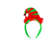 VALICLUD Hairband Festive Holiday Decoration with Delicate Fabric Design Christmas for Party Cute and Classical Style Hair Accessory for Taking Pictures and Selfie Prop