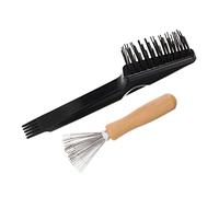 VALICLUD Hairbrush Cleaner Comb and Double-headed Cleaning Brush for Detangling Hair and Easy Cleaning at Home