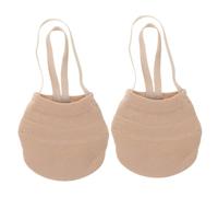 VALICLUD Half Sole Dance Shoes for Lightweight Gymnastics Exercise Footwear Soft Sole Protectors with Wrap-around Design Reusable and Washable Ballet Half Shoes for Women