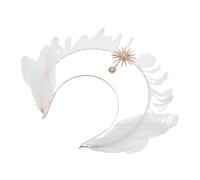 VALICLUD Halloween Decorations Crown Headband for Queen Costume Halloween Hair Accessories Nun Headdress Cosplay Party Headpiece for Costume Party