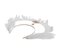 VALICLUD Halloween Decorations Queen Headband Ring Headband for Cosplay Hair Hoop for Scary Nun Halloween Costume and Birthday Party