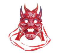VALICLUD Hand Painted Asian Inspired Party Mask Lightweight Reusable Cosplay Prop for Adults Versatile Chinese Japanese Korean Style Full Face Mask for Masquerade Carnival Halloween and