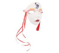 VALICLUD Hand Painted Full Face Durable Plastic Halloween Prank Prop Breathable Festival Accessory with Chinese Cultural Design Suitable for All Face Shapes and Party Cosplay