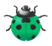 VALICLUD Hand Painted Metal Ladybug Wall Ornament Iron Garden Decor Indoor Outdoor Wall Sculpture for Garden Lovers Bedroom Decoration