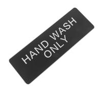 VALICLUD Hand Wash Only Sign for Kitchen Sinks Highly Visible Workplace Reminder Sticker for Employees in Restaurants Commercial Kitchens Restrooms with Clear Bold Design for Hygiene