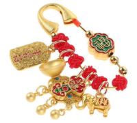 VALICLUD Handmade Red String Safety Pin Brooch for and Pregnant Women - Gold Lock Peace Charm Small Metal Pin Jewelry with Secure Locking Closure, Decorative Scarf and Clothing Fixing