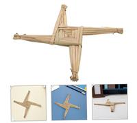 VALICLUD Handwoven St S Irish Straw Cross for Home Wall and Tabletop Natural Ireland Cross Farmhouse Decor Traditional Religious Symbol of Faith and Heritage Handcrafted Irish Blessing for