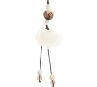 VALICLUD Handwoven White Jade Bodhi Phone Strap USB Flash Drive, Mobile Phone Wrist Rope Anti-lost Lanyard Suitable for Smartphones