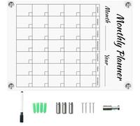 VALICLUD Hanging Acrylic Board Message Board 12x8 Inch Reusable Writing Environmental Protection for Shop and Store