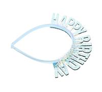 VALICLUD Happy Birthday Headband Hair Accessory for Birthday Headband for Lovely Headband Ladies Headbands Party Hair Decor Adorable Headdress Glitter Birthday Headband
