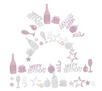 VALICLUD Happy Birthday Table Confetti Pack Colorful Party Scatter Decorations for Shower Wedding Photo Props Multipurpose Lightweight Safe Table Decor