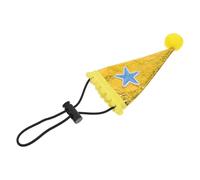 VALICLUD Headdress Costume Adjustable Lightweight Cloth and Golden for Party Birthday and Gecko Pet Photo Prop