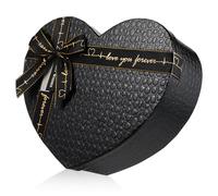 VALICLUD Heart Shape Black Gift for for for Box with Lid Small Valentine's Day Present Box for Flower Arrangements Birthday Gifts for for for and Elegant Surprises for Roses and Peonies