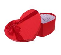VALICLUD Heart Shaped Paper Box Medium Durable Floral Valentine Box for Presents Romantic Packaging Suitable for Couples Spouses Lovers Special Occasions