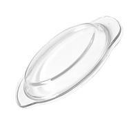 VALICLUD Heat-resistant Glass Microwave Cover Splash Guard for Plates Bowls Oven and Microwave Safe Steamer Lid Dishwasher Friendly for Baking and Food Steaming