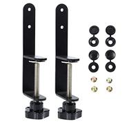 VALICLUD Heavy Duty Pegboard Installation Tool Metal Pegboard Clips and Hooks for Organizing Small Utensils and Wooden Boards Easy to Install Bracket Clips Vertical Mounting Kit