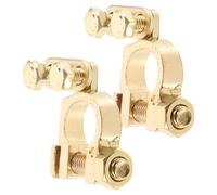 VALICLUD Heavy-duty Pure Copper Car Battery Terminal Connectors Clamp with Secure Fastening Mechanism Quick Installation Positive Negative Battery Charger Clamps for Automotive Use