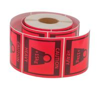 VALICLUD Heavy Duty Team Lift Labels Roll High Adhesive Safety Stickers for Moving Boxes Caution Heavy Package Warning for Shipping and Warehousing
