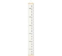 VALICLUD Height Growth Chart Wall Hanging Ruler for Rooms, Simple Design Height Measure Ruler Made of Wood and Canvas, for Rooms Decoration