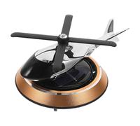 VALICLUD Helicopter-shaped Car Aromatherapy Diffuser with Solar Power for Car Interior, Air Purifying and Aroma Diffusion, Abs and Zinc Alloy Material, Stylish Dashboard Air Freshener