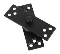 VALICLUD Hidden Door Centre Shaft Pivot Hinges Door Pivot Hinge Rotating Stainless Steel Modern Sl lack Resistant to Wear Provides Stability and Security for Commercial Applications