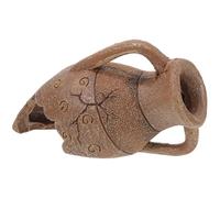 VALICLUD Hideout Decoration Critter Cave Decoration Safe for Reptiles Provides Warm and Secure Place Resin Realistic Design Pet's Habitat Suitable for Turtles and Frogs Small Reptiles