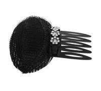 VALICLUD Higher Cranial Hairpin Elegant Vintage Rhinestone Hair Clip for Women Silver Floral Design for Bridal Hair Styling Accessories Adds Sparkle to Formal Occasion