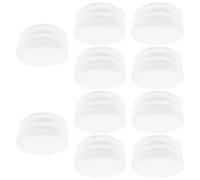 VALICLUD Hockey Stick End Caps White 10pcs Pp Plastic round Tube
