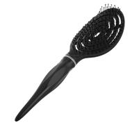 VALICLUD Hollow Design Hair Comb for Women Lightweight Oval Styling Tool for All Hair Types High Crown Volume Creation Portable Detangling Comb Travel Friendly