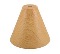 VALICLUD Horn Shaped Aromatherapy Light Cover Replacement Lamp Shade Made of Iron with Soft Light Transmission and Wax Spillage Prevention, Minimalist Khaki Desk Lamp Shade for Living Room
