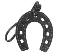 VALICLUD Horseshoe Leather Hanging Keychain Pendant - Creative Pu Bag Decoration for Women Perfect for Keys Handbags and Phones Lightweight and Eye-Catching Design