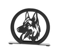 VALICLUD Hound Shaped Desktop Tissue Holder Creative Iron Napkin Rack for Kitchen Hotel Restaurant Use Stylish Black Design for Elegant Table Attractive Napkin Storage