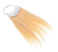 VALICLUD Human Hair Color Testing Sample Rings 30pcs Hair Test Kit for Salon Professionals Cosmetology Supplies