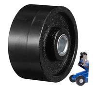 VALICLUD Hydraulic Horizontal Jack Front Wheel Replacement Accessory Precision Processed Trolley Caster for Enhanced Stability Easy Installation Pallet Jack and Floor Caster Wheel