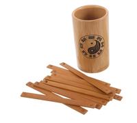 VALICLUD I Ching Divination Stick with Bamboo Bucket Portable Feng Shui Tool for Accurate Predictions Lightweight Chinese Fortune Telling Sticks Kit Feng Shui Learning and Cultural