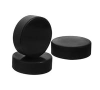 VALICLUD Ice Hockey Puck Lightweight Black 3pcs Rubber with Optimized Grip, Professional Performance Hockey Practicing Puck for Training and Sports Competition for Indoor and Outdoor