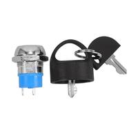 VALICLUD Ignition Switch Lock Cylinder with Key Durable and Weatherproof Starter Switch for Scooters and Electric Bikes Easy Installation Reliable Security