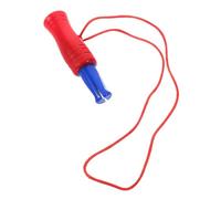 VALICLUD Imitation Duck Call Whistle Plastic Red with Lanyard for Hunters