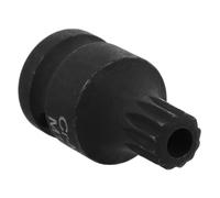 VALICLUD Impact Drive Triple Square Remover Tool for Brake Caliper Screws Durable Construction User Friendly Design Socket Adapter for Automotive Maintenance