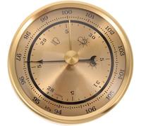 VALICLUD Indoor Dial Barometer Thermometer and Hygrometer, Multi-Functional Air Pressure Gauge for Home Weather Forecasting, Portable Small Household Weather Station