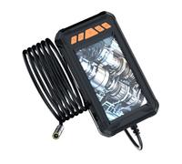 VALICLUD Industrial Borescope Inspection Camera HD Screen with Light Semi-rigid Cable for Automotive Mechanic Industrial Pipe Evaluation