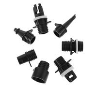 VALICLUD Inflatable Kayak Pump Adapter Set Leak-proof Pvc Inflator Adapter 7pcs with 7 Sizes for Fast Inflation and Deflation, Ergonomic Design and Portable Air Pump Connector for Boating