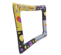 VALICLUD Inflatable Photo Frame PVC Retirement Theme Party Supply Novelty Selfie Booth Prop for Festival Celebration and Social Media Photos