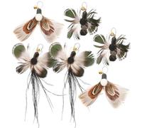 VALICLUD Interactive Cat Teaser Replacement Heads Realistic Bug Design 6pcs and Exercise for Cat Teasing Sticks